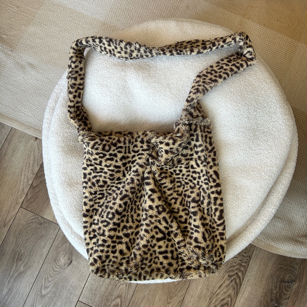 Cheetah print bag